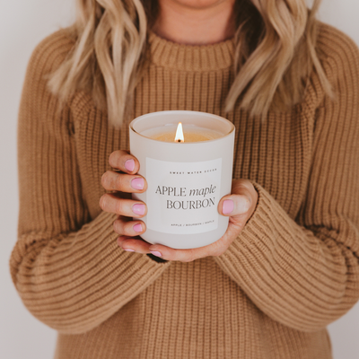 Apple Maple Bourbon Soy Candle 15oz