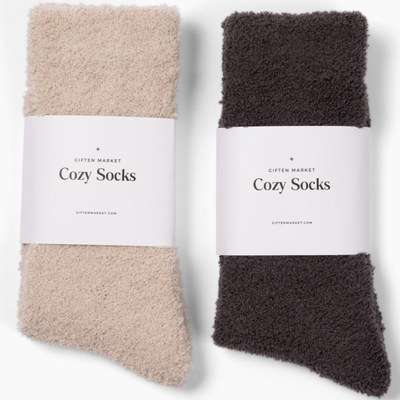 Charcoal Cozy Cloud Socks