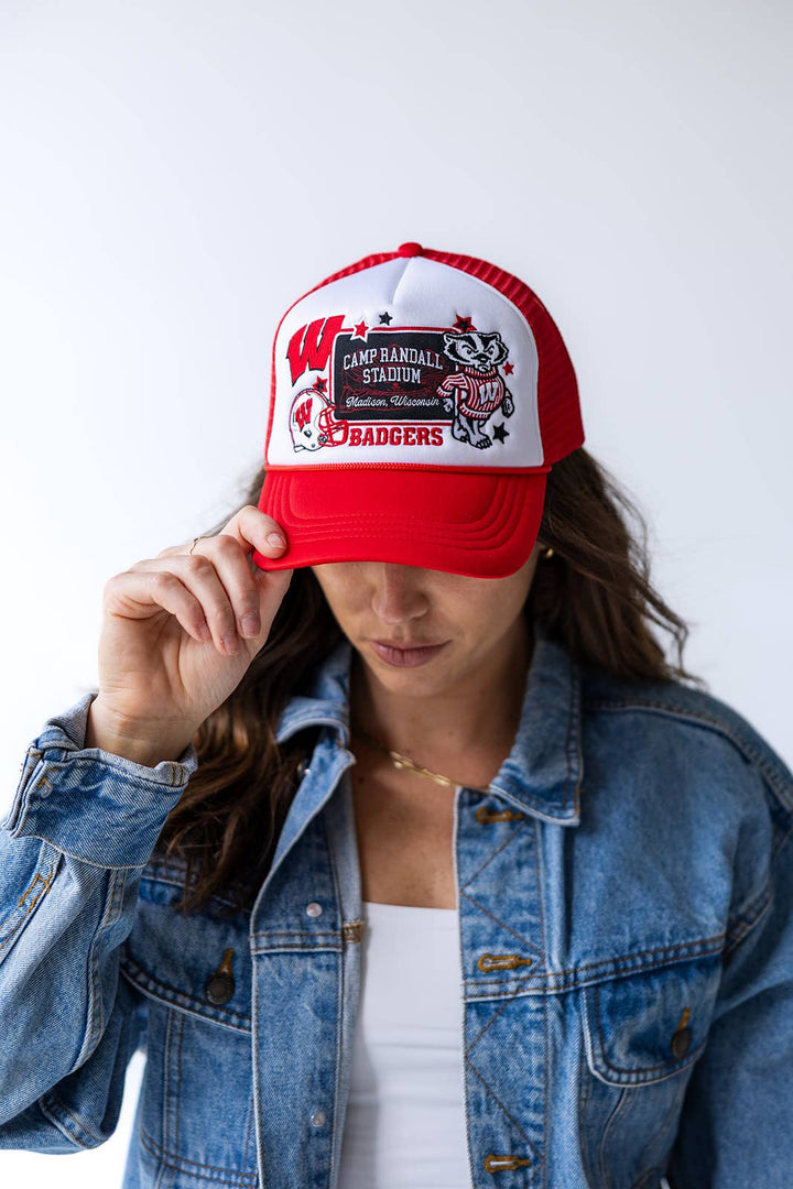 Wisconsin Patch Trucker Hat