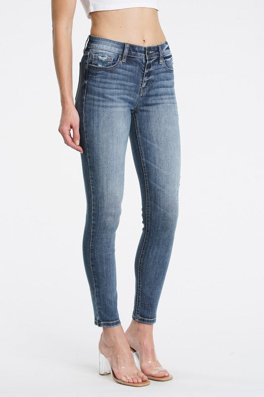 Eunina Jude Mid Rise Skinny Ankle Jeans