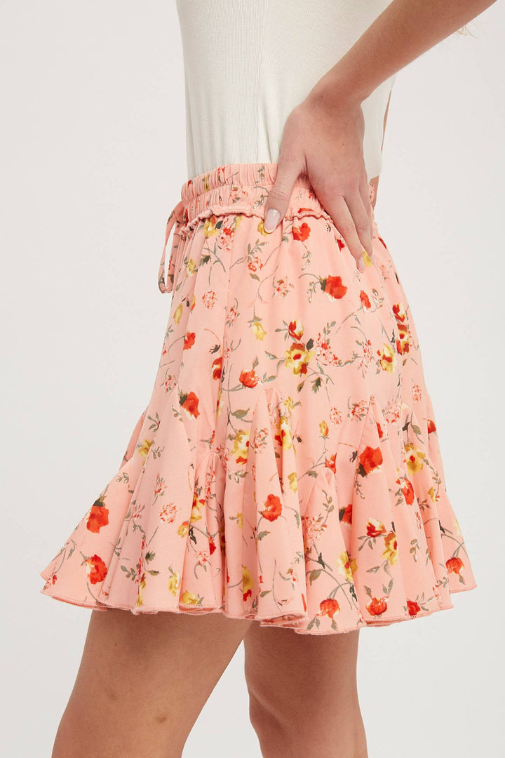 Lollipop Ditsy Floral Mini Skirt