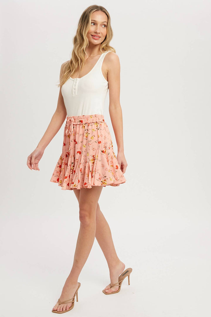 Lollipop Ditsy Floral Mini Skirt