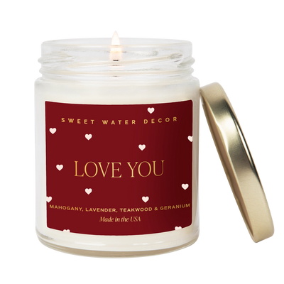 Love You Soy Candle 9oz