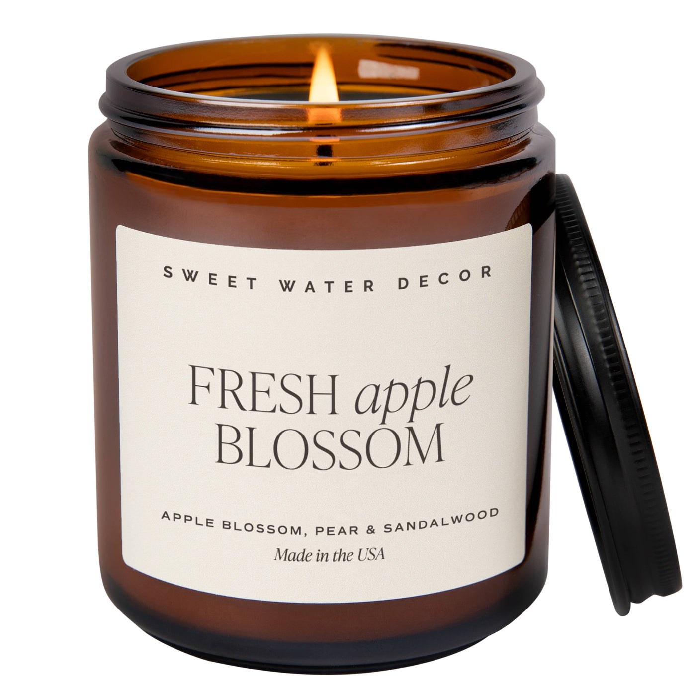 Fresh Apple Blossom Soy Candle 9oz