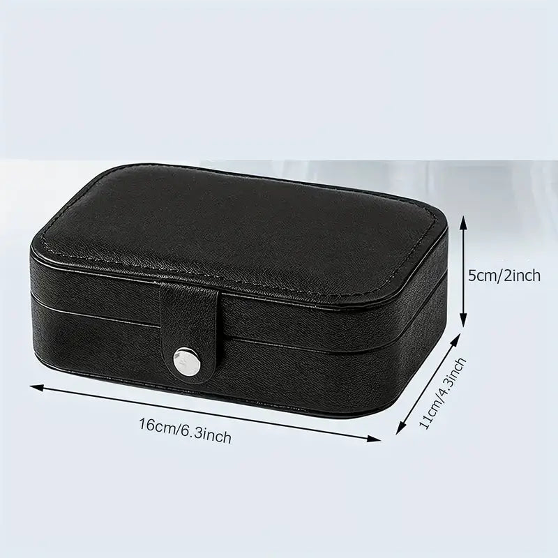 Black Large Travel Jewelry Box