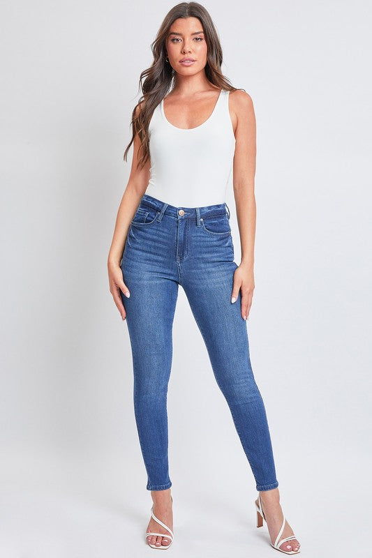 High Rise Curvy Skinny Jeans