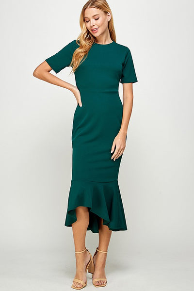 Yule Green Mermaid Dress