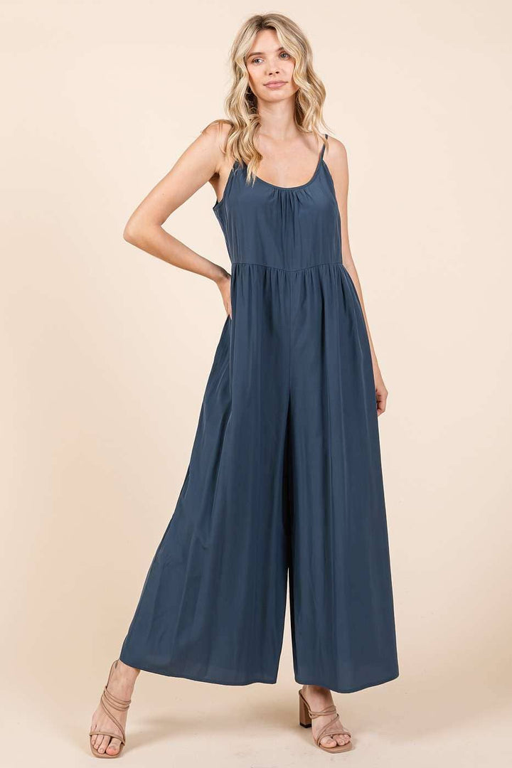 Midnight Wide Leg Jumpsuit