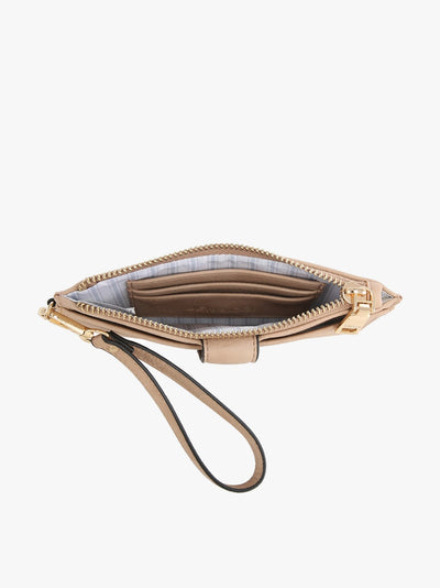 Pearl Taupe Wallet Clutch