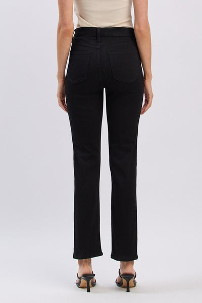 Eunina Luna Black High Rise Slim Leg Jeans