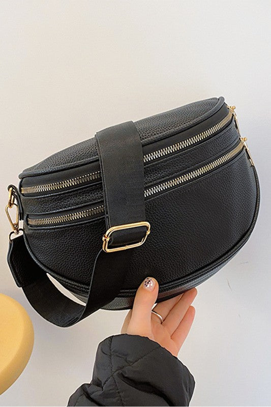 Black Crossbody Sling Bag