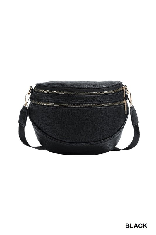 Black Crossbody Sling Bag