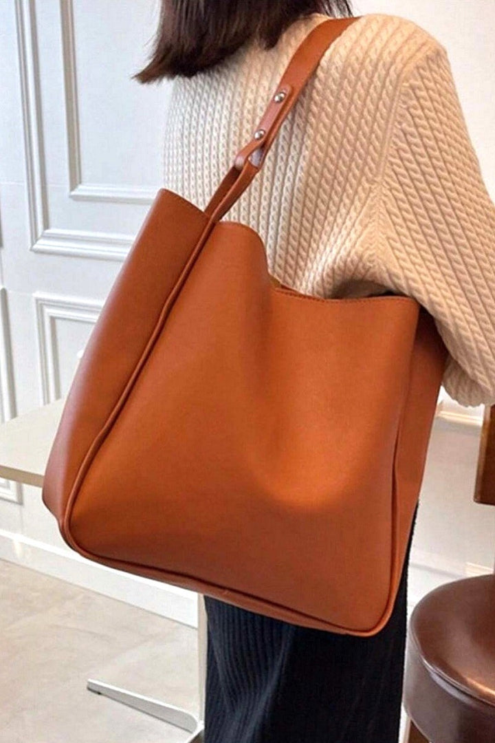 Camel Shoulder Pouch Bag