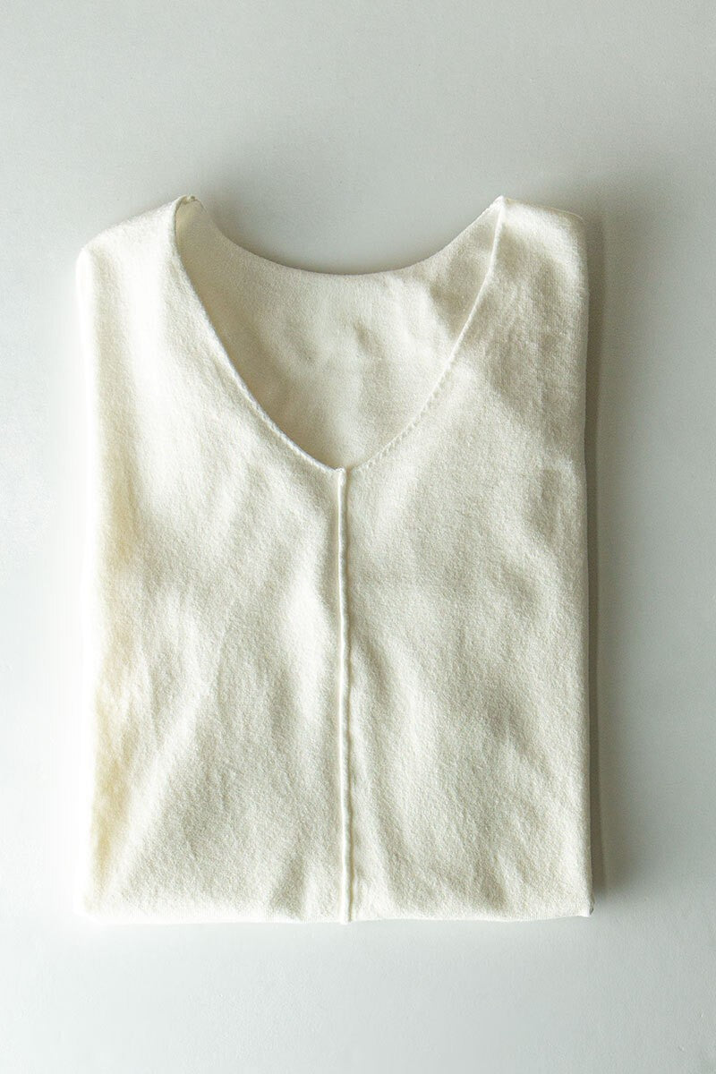 Ivory High Low Tunic Sweater