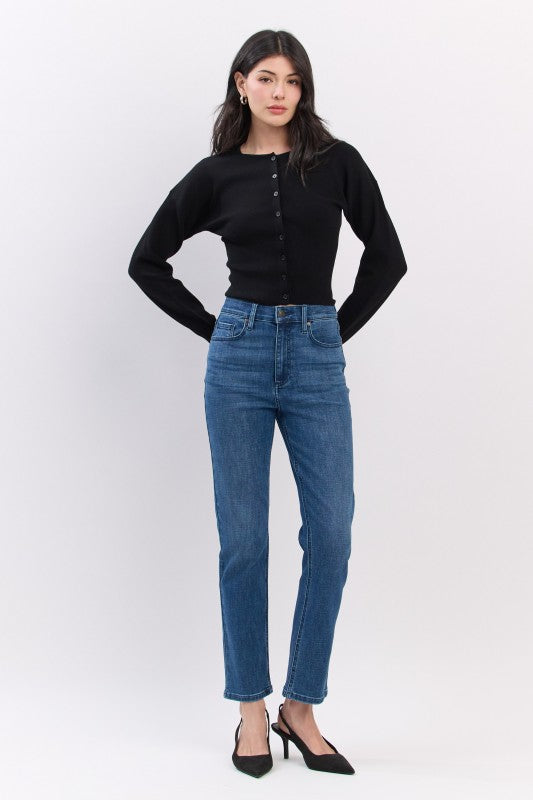 Eunina Kali Super High Rise Slim Leg Jeans