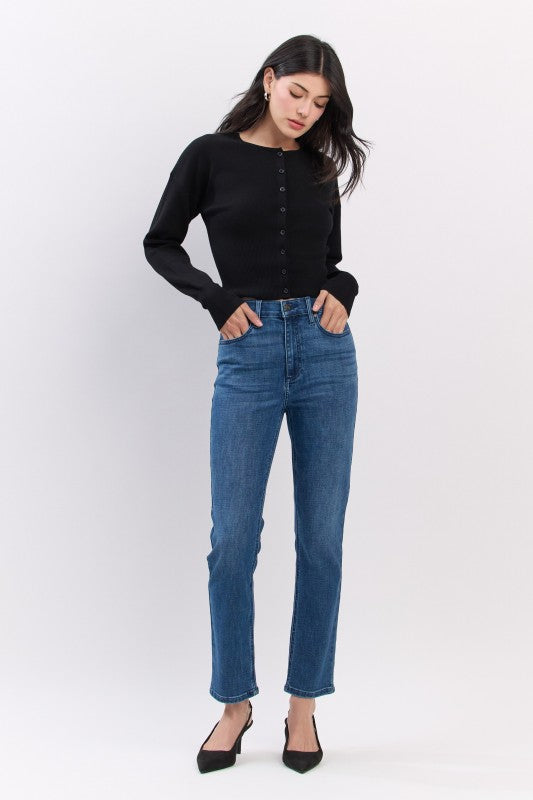 Eunina Kali Super High Rise Slim Leg Jeans