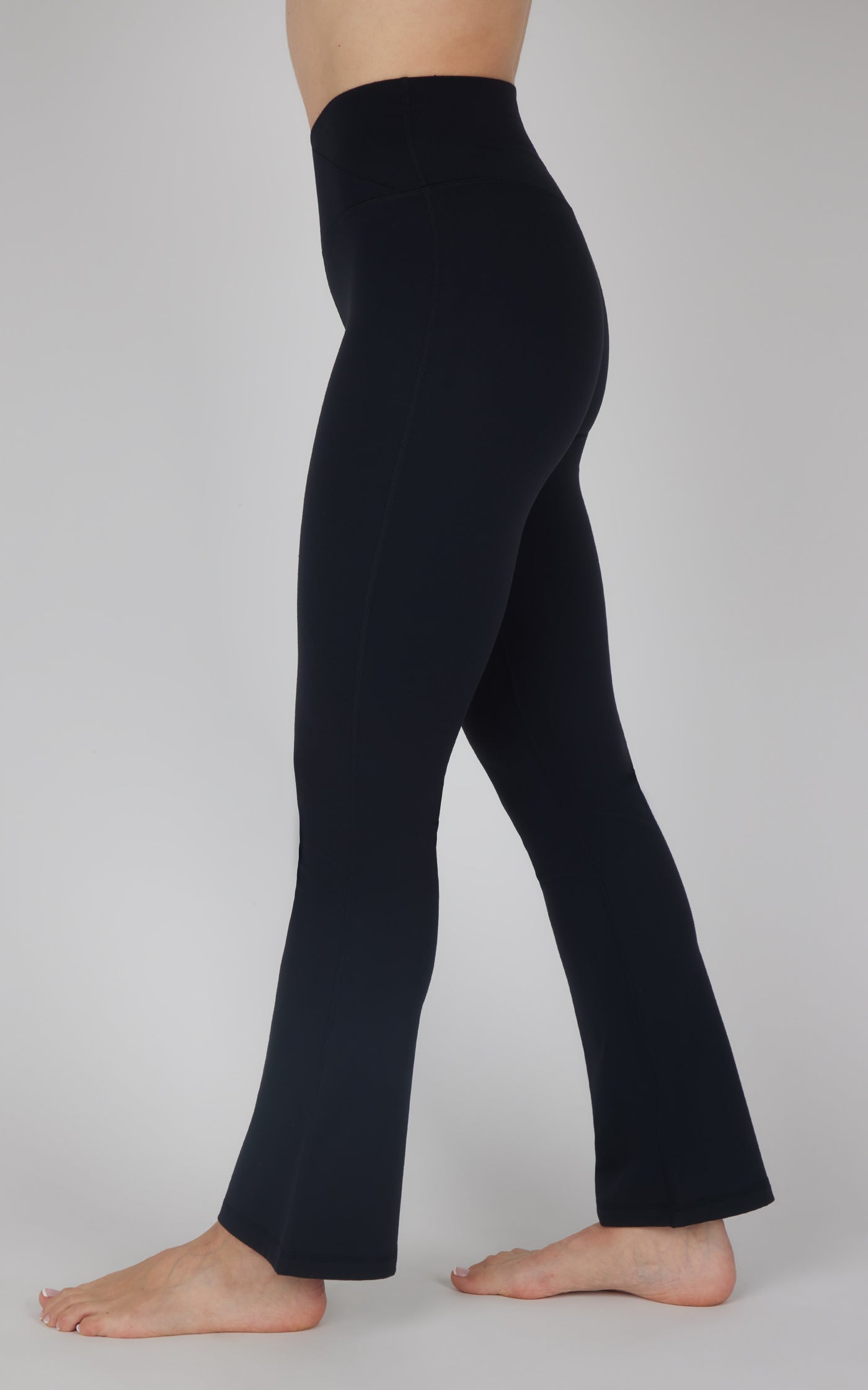 Black Crossover Flare Pants