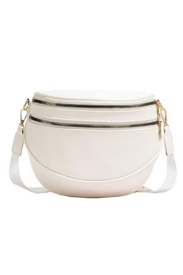 Sabrina Bone Crescent Sling Bag