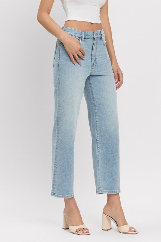 Eunina Dawn High Rise Wide Crop Jeans