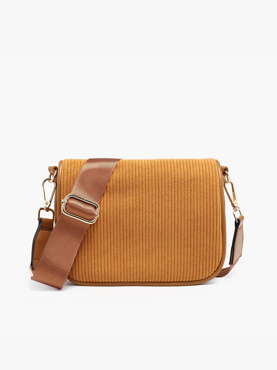 Serena Mustard Two-Tone Crossbody
