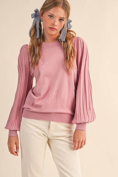 Damson Classic Texture Pullover