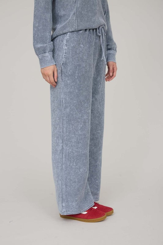 Indigo Blue Washed Lounge Pants