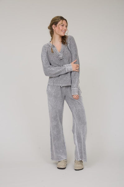 Charcoal Washed Lounge Pants