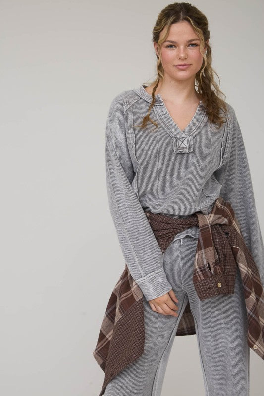 Charcoal Washed Lounge Pants