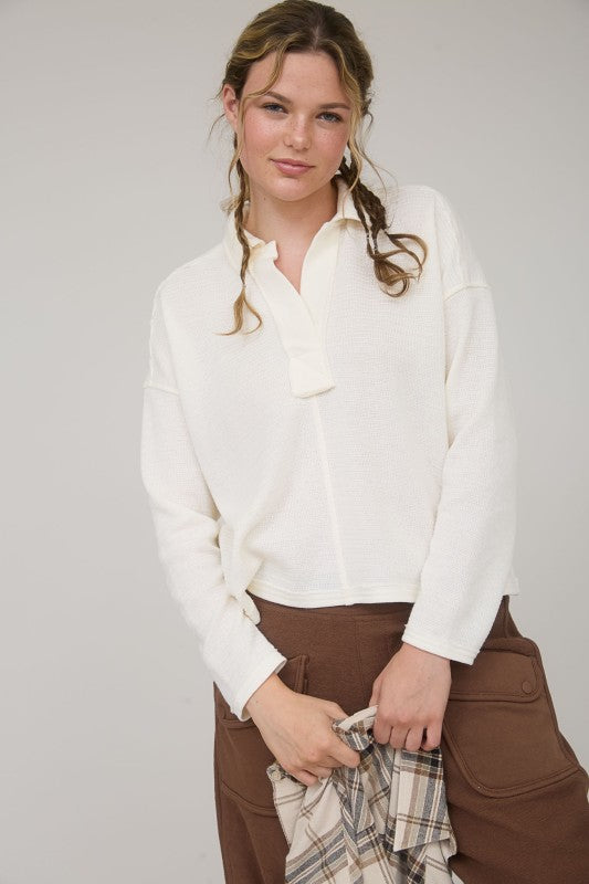 Brown Pocket Knit Lounge Pants