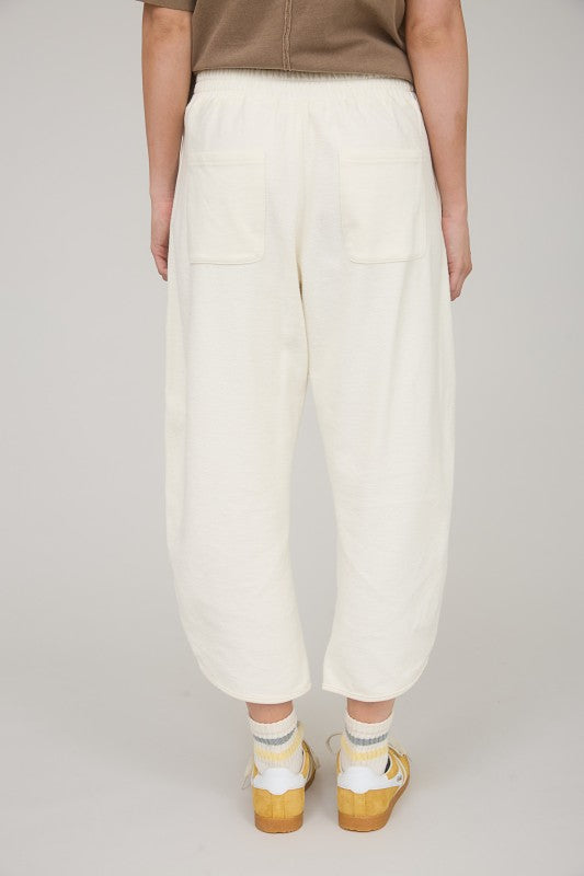 Ivory Pocket Knit Lounge Pants