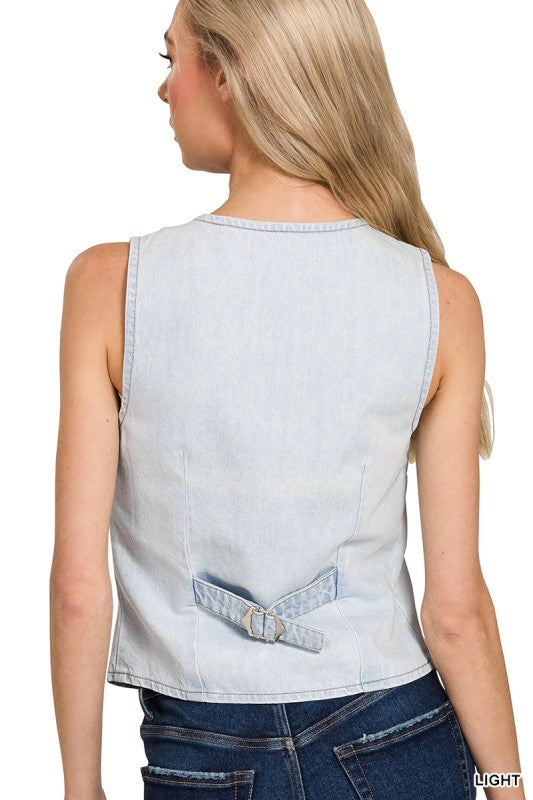 Light Denim Vest