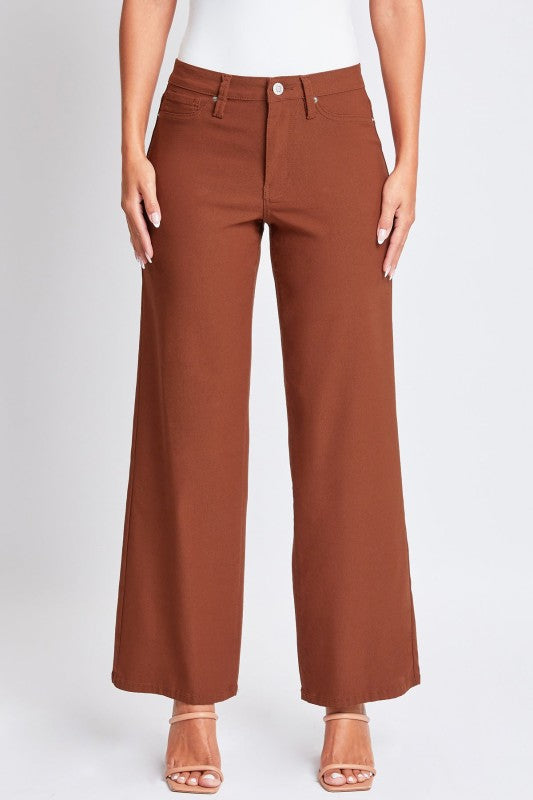Copper Hyperstretch Wide Leg Pants