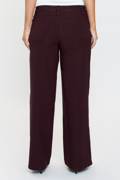 Black Hyperstretch Wide Leg Pants
