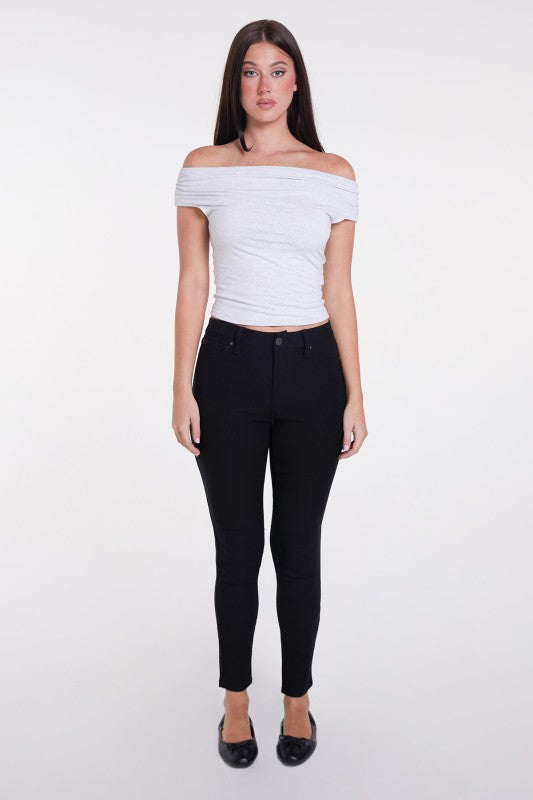 Black Hyperstretch Skinny Pants
