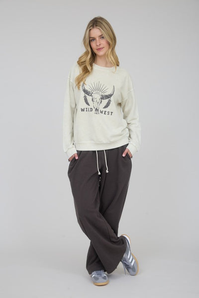 Wild West Long Sleeve Knit Top
