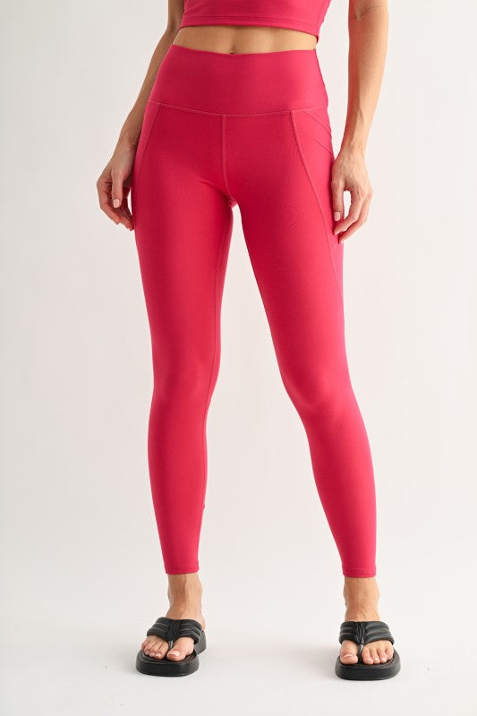 Plum Pink Cloud Sculpt Leggings
