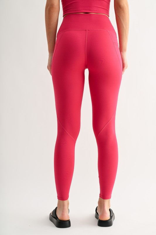 Plum Pink Cloud Sculpt Leggings