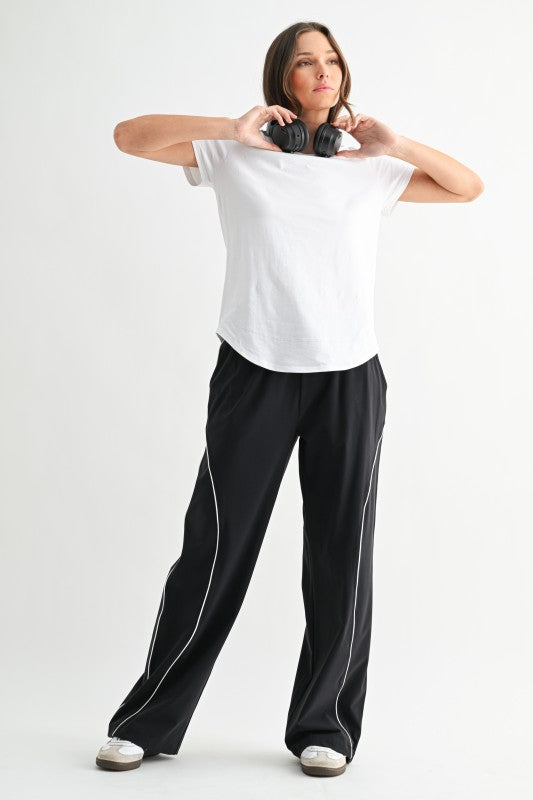 White Soft Curve Tee