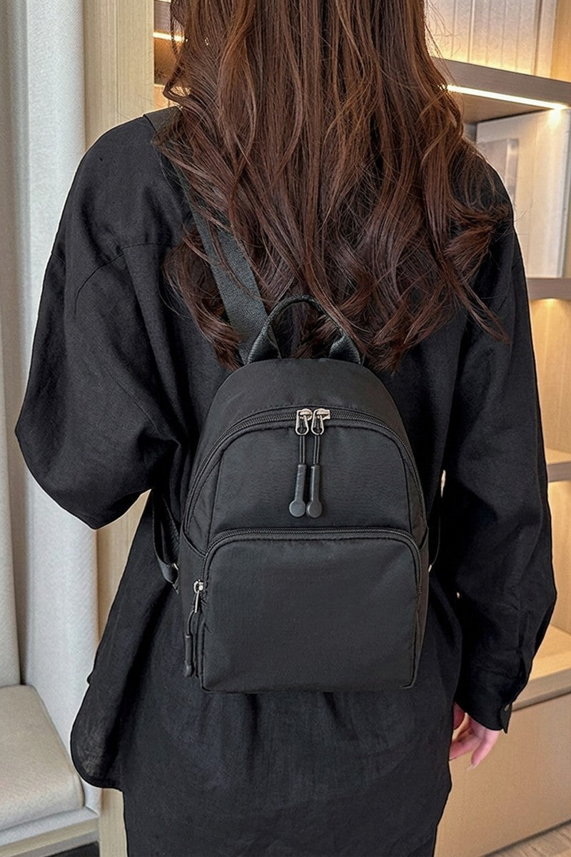 Black Everywhere Mini Backpack