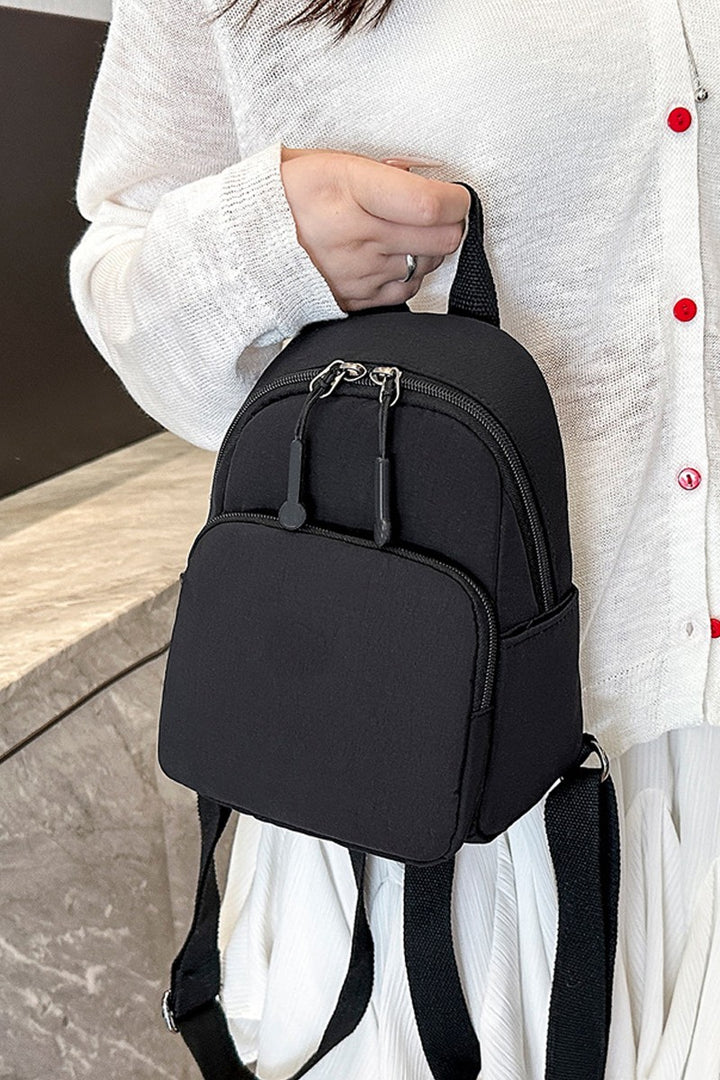 Black Everywhere Mini Backpack