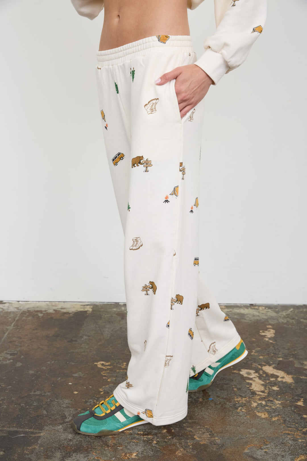 Camping Wide Leg Lounge Pants