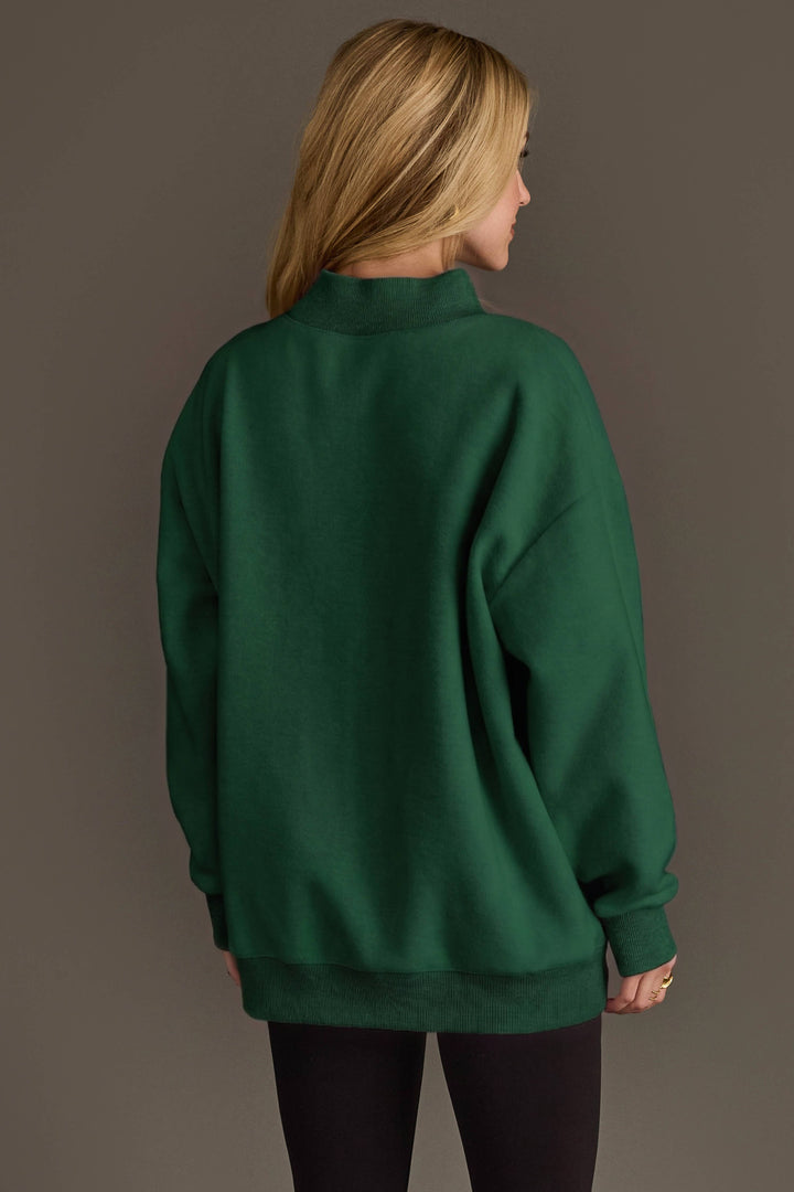 Green Game Day & Sunday Funday Reversible Sweatshirt