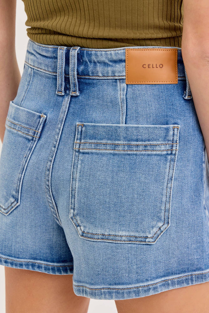 Cello High Rise Sailor Shorts