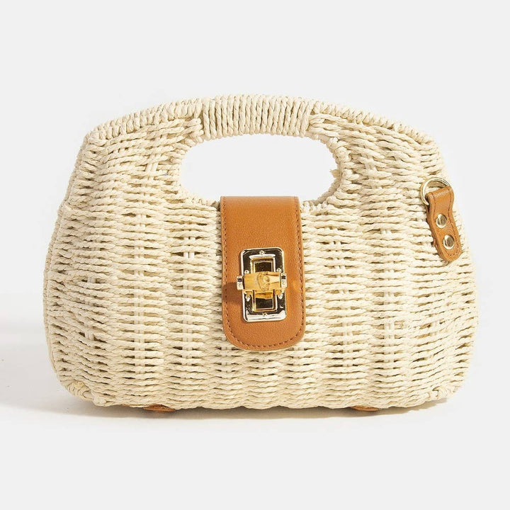 Ivory Braided Handbag