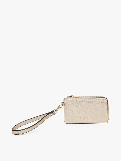 Annalise Gold Zip Compartment Wallet
