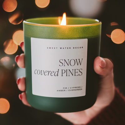 Snow Covered Pines Soy Candle 15oz