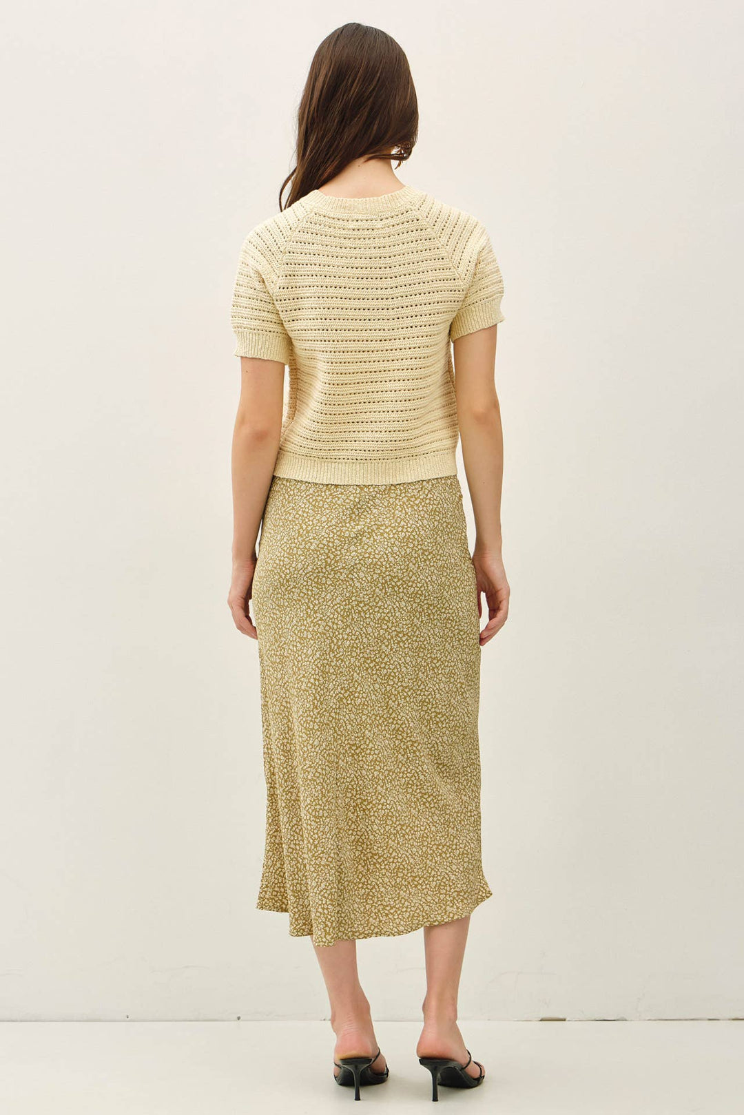 Butter Yellow Crochet Cardigan