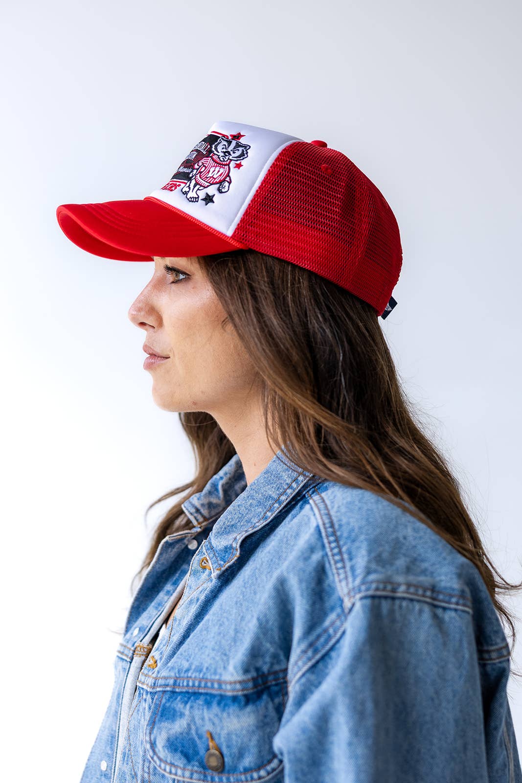 Wisconsin Patch Trucker Hat