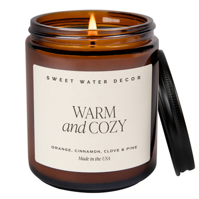 Warm and Cozy Soy Candle 9oz