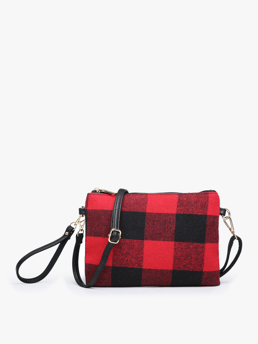 Meriam Buffalo Plaid Clutch